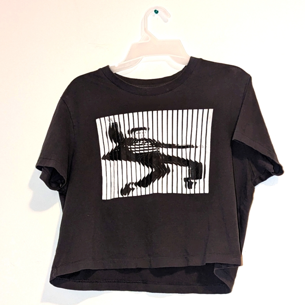 Aeropostale Elvis Presley Crop Top Tee